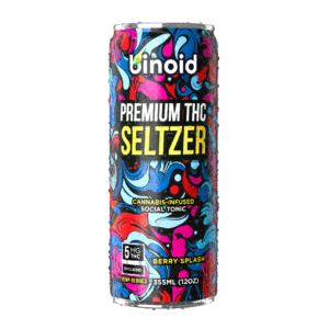 Bloomz THC Seltzer – Good Vibes Cannabis Drink (4 Pack)