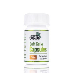 CBDfx CBD Softgel Capsules 1500mg