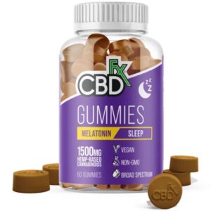 CBDfx CBD Melatonin Gummies 1500mg