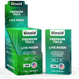 THCA Vape Cartridge Exotic Kush – Live Rosin